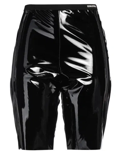 Red Valentino Woman Leggings Black Size L Polyester, Elastane