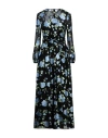 Red Valentino Woman Long Dress Black Size 2 Polyester In Black