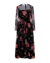 RED VALENTINO RED VALENTINO WOMAN MAXI DRESS BLACK SIZE 4 POLYESTER