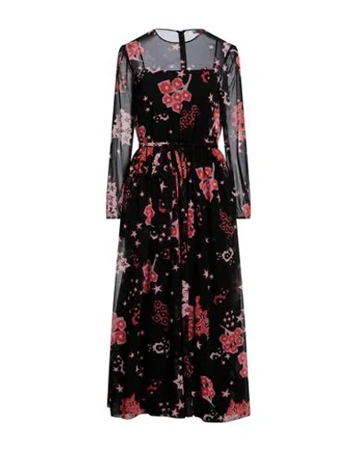 Red Valentino Woman Maxi Dress Black Size 4 Polyester