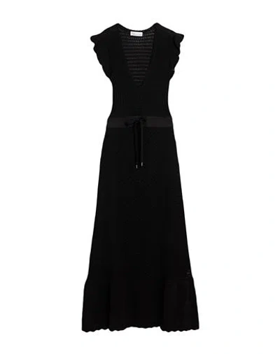 Red Valentino Woman Maxi Dress Black Size M Cotton