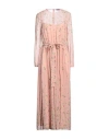 Red Valentino Woman Maxi Dress Pink Size 8 Polyester In Pink