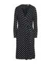 Red Valentino Midi Dresses In Black