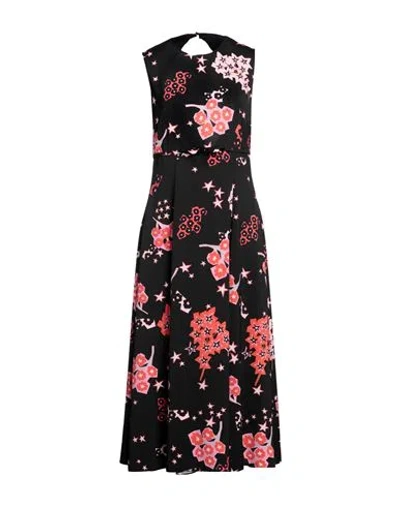 Red Valentino Woman Midi Dress Black Size 6 Polyester