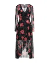 Red Valentino Midi Dresses In Black