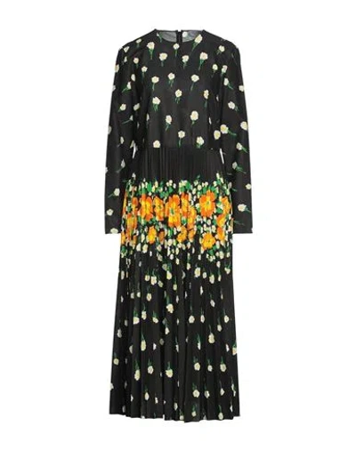 Red Valentino Woman Midi Dress Black Size 6 Cotton, Polyester