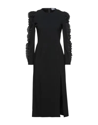 Red Valentino Midi Dresses In Black