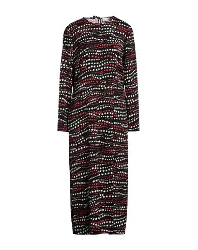 Red Valentino Woman Midi Dress Black Size 2 Polyester