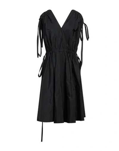 Red Valentino Woman Midi Dress Black Size 8 Polyester