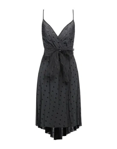 Red Valentino Woman Midi Dress Black Size M Polyester