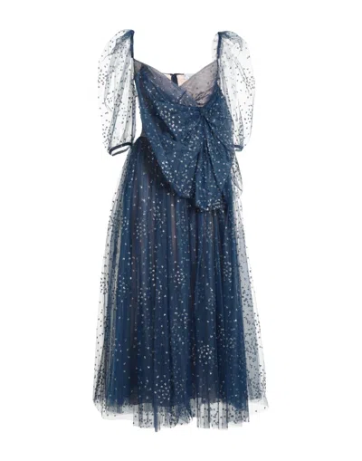 Red Valentino Midi Dresses In Blue