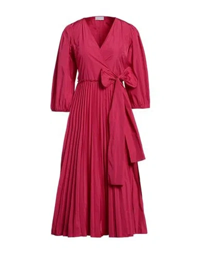 Red Valentino Woman Midi Dress Magenta Size 0 Polyester