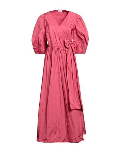 Red Valentino Woman Midi Dress Magenta Size 8 Polyester