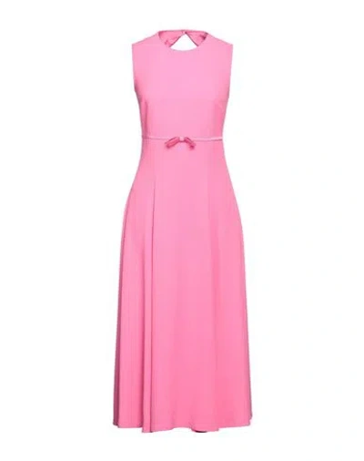 Red Valentino Woman Midi Dress Pink Size 2 Acetate, Viscose