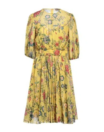 Red Valentino Woman Midi Dress Yellow Size 0 Cotton