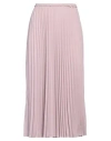 Red Valentino Woman Midi Skirt Antique Rose Size 2 Polyester In Pink