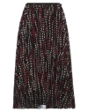 Red Valentino Woman Midi Skirt Black Size 4 Polyester
