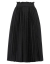 Red Valentino Woman Midi Skirt Black Size 4 Polyester