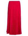 Red Valentino Woman Midi Skirt Garnet Size 10 Polyester In Red