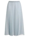 Red Valentino Woman Midi Skirt Light Blue Size 4 Polyester
