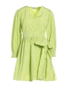 Red Valentino Woman Mini Dress Acid Green Size 2 Polyester