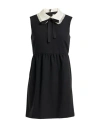 Red Valentino Woman Mini Dress Black Size 0 Polyester, Viscose, Elastane In Black