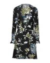 Red Valentino Short Dresses In Black