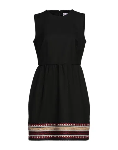 Red Valentino Woman Mini Dress Black Size 2 Polyester, Viscose, Elastane, Acrylic, Wool