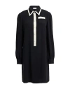 Red Valentino Woman Mini Dress Black Size 4 Acetate, Viscose In Black