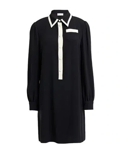 Red Valentino Woman Mini Dress Black Size 4 Acetate, Viscose