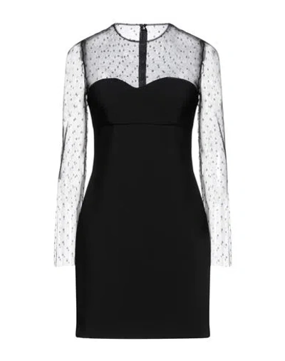 Red Valentino Woman Mini Dress Black Size 6 Polyester