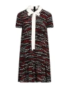 Red Valentino Woman Mini Dress Black Size 6 Silk In Black