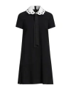 Red Valentino Woman Mini Dress Black Size 6 Acetate, Viscose, Polyester