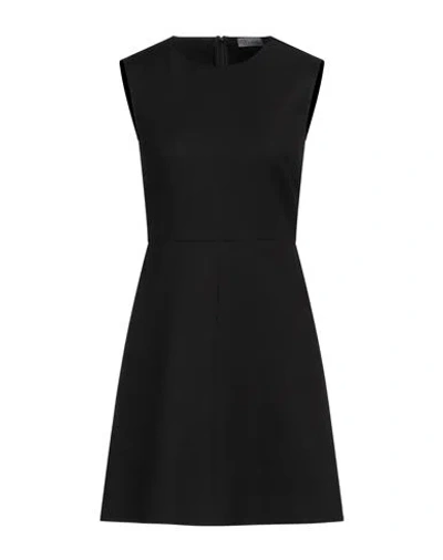 Red Valentino Woman Mini Dress Black Size 8 Cotton, Polyamide, Elastane