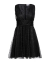 Red Valentino Woman Mini Dress Black Size 2 Polyamide In Black