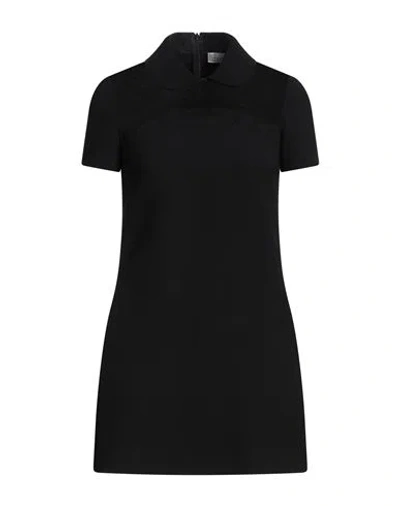 Red Valentino Woman Mini Dress Magenta Size 2 Polyester In Black