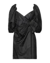 Red Valentino Short Dresses In Black