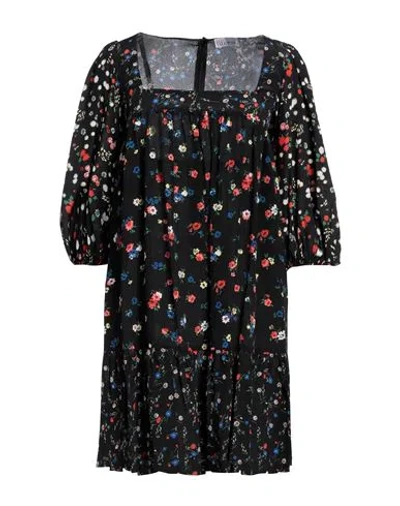 Red Valentino Woman Short Dress Black Size 2 Silk