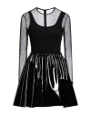 Red Valentino Woman Mini Dress Black Size M Polyamide, Polyester, Elastane, Polyurethane In Black