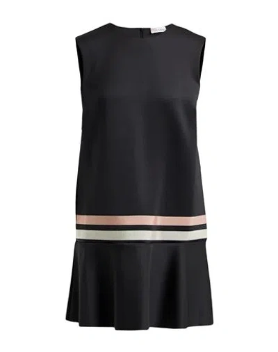 Red Valentino Woman Mini Dress Black Size M Polyester, Elastane