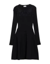 Red Valentino Woman Mini Dress Black Size M Viscose, Polyamide In Black