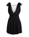Red Valentino Woman Mini Dress Black Size S Polyester In Black