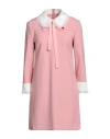 Red Valentino Woman Mini Dress Blush Size 6 Polyester, Viscose, Elastane, Cotton In Pink