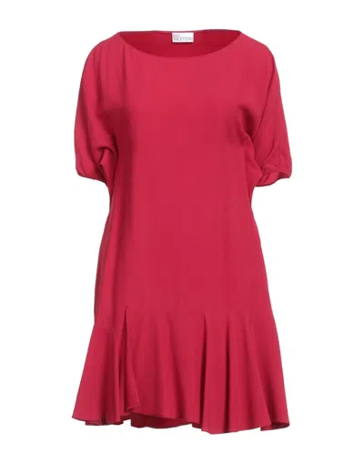 Red Valentino Short Dresses In Red