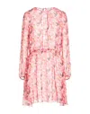 Red Valentino Short Dresses In Coral