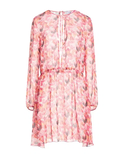 Red Valentino Short Dresses In Coral