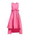 Red Valentino Woman Mini Dress Fuchsia Size 4 Polyester In Pink