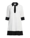 Red Valentino Woman Mini Dress Ivory Size 0 Acetate, Viscose In White