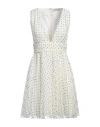 Red Valentino Woman Mini Dress Ivory Size 4 Polyamide In White