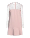 Red Valentino Woman Mini Dress Light Pink Size 4 Polyester, Elastane In Pink